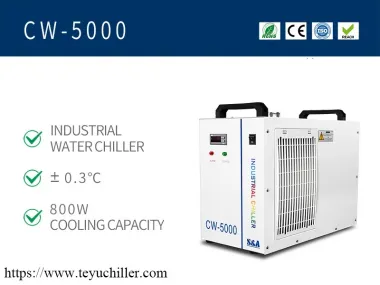 Enfriador de agua pequeño CW5000 para láser CO2