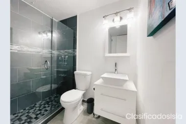 A completely remodeled apartment
