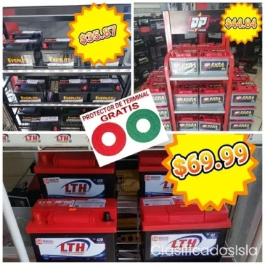 BATERIAS PARA AUTOS DESDE $35.87