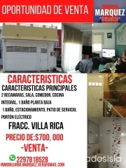 venta de casa en fracc. villa rica