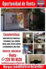 venta de casa en fracc. villa rica