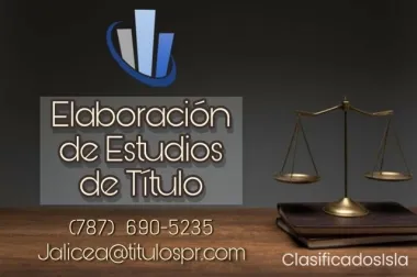 Elaboración Estudio de Titulos