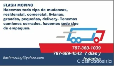 Flash Moving 787-360-1039 / 787-689