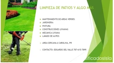 Limpieza de patios y algo más!