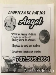 Limpieza y mantenimiento de patios