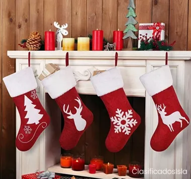Variedad de Botitas Navideñas y Decoracion para el hogar