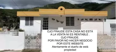 OJO. FRAUDE OJO.   NO SE VENDE NI SE RENTA