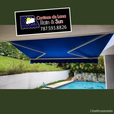 Toldos Retractables Rain & sun cabo rojo 787-593-8826 