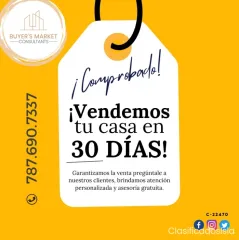 ¡Vendemos tu casa en 30 días!