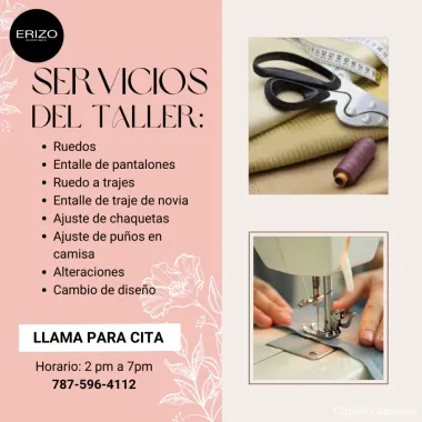 COSTURERA, SASTRERIA Y MODISTA