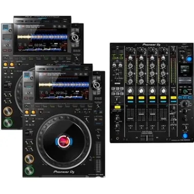 2x Pioneer CDJ 3000 /DJM 900 nexus 2 Mixer Full Complete Set