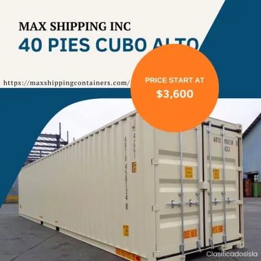 CONTENEDORES MARÍTIMOS DE 40 PIES EN PR / VAGONES BARATOS P