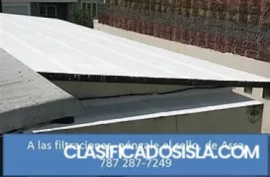 Servicios de sellado de todo tipo de techos de Assa