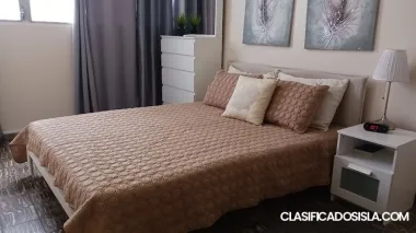 AMUEBLADO 1H 1B AGUA LUZ AC $1,100