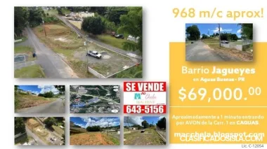 En Aguas Buenas a 1 min. Carr. 1