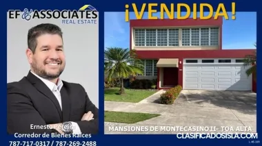 VENDIDA! MANSIONES DE MONTECASINO