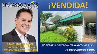 VENDIDA! RIO PIEDRAS HEIGHTS