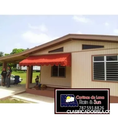 Cortinas de lona cabo rojo