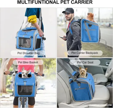 ✔️Transportín Multifuncional para Mascotas 