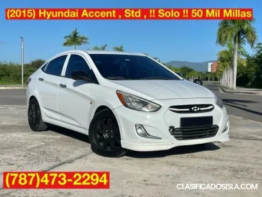 HYUNDAI ACCENT. STD, 50 MIL MILLAS