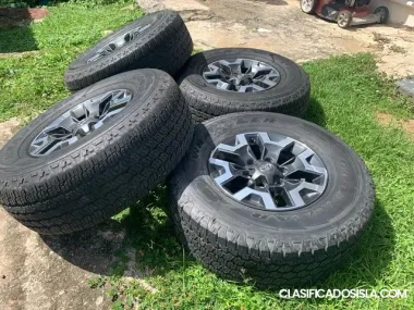 Venta 4 gomas con aros TACOMA