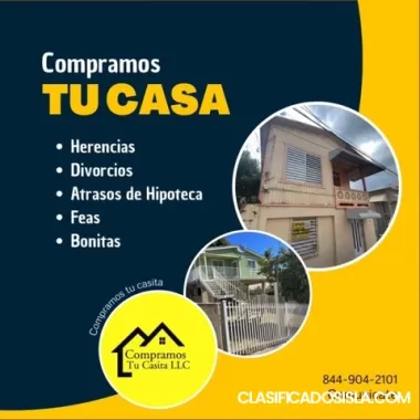 Compramos Casas feas o bonitas