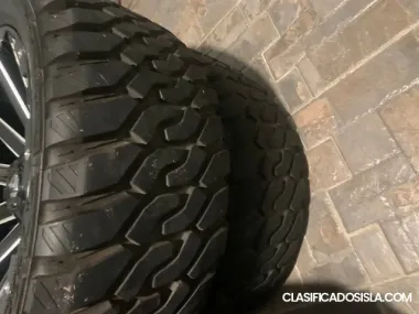 Aros para jeep 22 con gomas