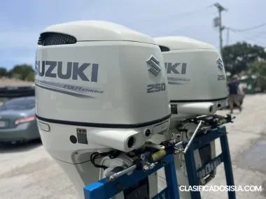 Pair Suzuki 300hp 4 Stroke 25 Shaft