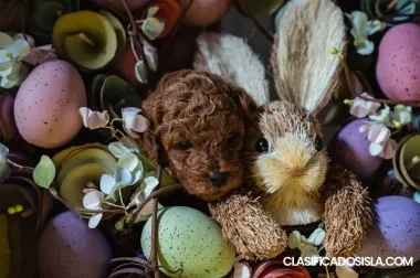 Red dwarf and toy poodles 