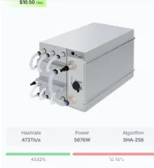 Bitmain Antminer S21XP Hyd,L9,L7,Goldshell AE Max,MicroBT M6