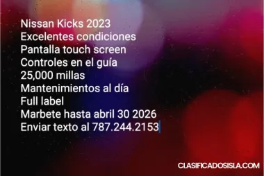 Como nuevo Nissan Kicks 2023