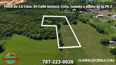 En venta 3.8 cuerdas Coto, Isabela