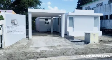 Casa de nueva construcción en alquiler.